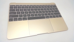 MacBook 12" Retina Top Case with Keyboard, Gold, Early 2016