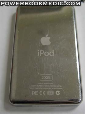 iPod 4th Generation Back Case Panel 40GB