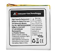 Extended Life Battery Upgrade Kit - iPod Nano 3rd Generation