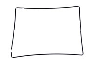 iPad 2 Rubber Trim- Black