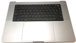 Apple Macbook Pro 2021 A2485 16" Space Grey Touchpad Keyboard Battery Top Case