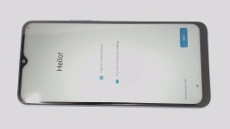 vivo Y12s V2026 Cellphone (Blue 64GB 4GB) Unknown Carrier BENT LOOSE DISPLAY