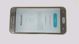 Samsung Galaxy J3 Emerge SM-J327P (Silver 16GB 2GB) Boost CRACKED WORN BROWN