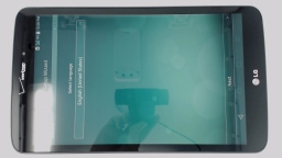 LG G Pad 8.3" Tablet VK8104G (Black 16GB) Verizon WORN REAR