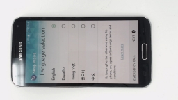 Samsung Galaxy S5 SM-G900V (Black 16GB) Verizon BURN IN CRACKED REAR