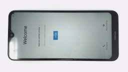 Nokia X100 TA-1554 Cellphone (Gray 32GB 3GB) Consumer Cellular CRACKED GLAS