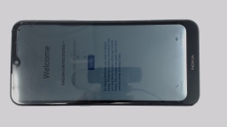 Nokia G300 N1374DL (Gray 64GB 4GB) Tracfone CRACKED GLAS/REAR DARK LCD