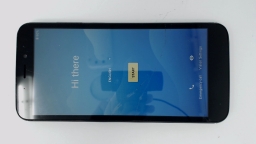 BLU View One 1 B100DL Cellphone (Black 16GB 2GB) Tracfone CRACKED GLAS