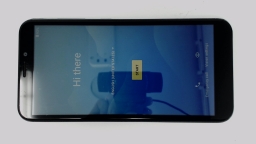 Calypso U318AA Cellphone (Blue 16GB 1GB) AT&T SCRATCHED GLAS CHIPPED CORNER