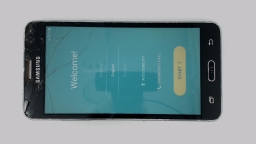 Samsung Galaxy On5 SM-G550T (Black 8GB) T-Mobile CRACKED GLAS/CAM/REAR