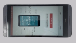 HTC Desire 626s Cellphone (Gray/Red 8GB) MetroPCS ROUGH EDGES