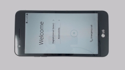 LG Phoenix 3 LG-M150 (Black 16GB 2GB) AT&T Prepaid CRACKED GLAS