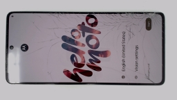 Motorola G Styls 5G XT2419-1 (Brown 128GB 8GB) Cricket DualSIM CRACKED GLAS