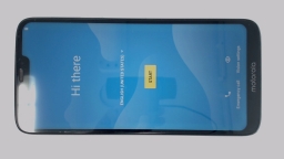 Motorola Moto G7 Power XT1955-2 (Blue 64GB 4GB) Unknown Carrier PINK TINT