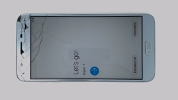 Samsung Galaxy J7 Star SM-J737T1 (Blue 32GB 2GB) MetroPCS CRACKED/SCRATCHED