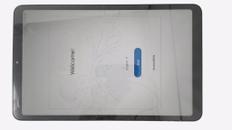 Samsung Galaxy Tab A SM-T307U (Gray 32GB 3GB) Verizon CRACKED GLAS+SCRATCHED