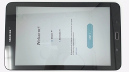 Samsung Galaxy Tab E SM-T377V 8" Tablet (Black 16GB) Verizon WORN REAR