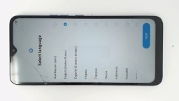 Tecno Pop 5 LTE BD4A Cellphone (Blue 32GB 2GB) Unknown Carrier CRACKED BROWN