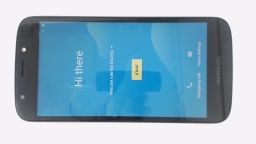 Motorola Moto E5 Go XT1921-8 (Black 16GB 1GB) Verizon SCRATCHED GLAS/CAM