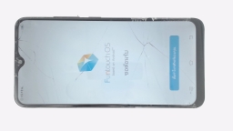 vivo Y91i (India) VIVO1820 (Blue 32GB 2GB) Unknown Carrier CRACKED/LOOSE GLAS