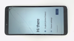 TCL Ion X T430WS (Black 32GB 3GB) Unknown Carrier CRACKED GLAS SCRATCHED