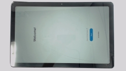 Samsung Galaxy Tab A7 2020 SM-T500 (Gray 32GB 3GB) WiFi CRACKED GLS BROWN LCD