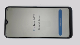 vivo Y11 (2019) VIVO1906 Cellphone (Blue 32GB 3GB) Unknown Carrier PINK TINT