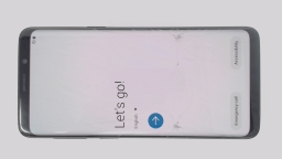 Samsung Galaxy S9 SM-G960U Cellphone (Black 64GB 4GB) Spectrum CRACKED GLAS