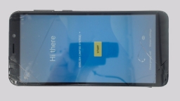 Cloud Mobile Stratus C7 Cellphone (Black 16GB 2GB) TruConnect CRACKED GLAS