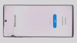 Samsung Galaxy Note 10 SM-N970U (Black 256GB 8GB) Verizon CRACKED LOOSE