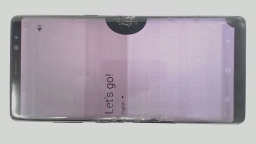 Samsung Galaxy Note 8 SM-N950U1 (Black 64GB 6GB) Unlocked CRACKED BURN IN