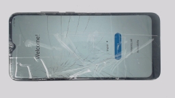 Samsung Galaxy A02S SM-S124DL Cellphone (Black 32GB 2GB) Tracfone CRACKED 