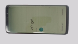 Samsung Galaxy S9 SM-G960U (Purple 64GB 4GB) T-Mobile CRACKED BAD LCD