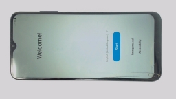 Samsung Galaxy A03s SM-A037F/DS (Blue 32GB 3GB) Unknown Carrier CRACKED/WORN