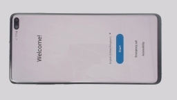 Samsung Galaxy S10+ SM-G975F/DS (Blue 128GB 8GB) Unknown Carrier CRACKED REAR