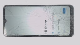 Celero SC 5G SN339D Cellphone (Black 64GB 4GB) Boost SingleSIM CRACKED/BROWN