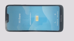 Motorola Moto G7 Optimo Maxx XT1955DL (Blue 32GB 3GB) Tracfone BROWN LCD