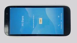 Blu View 2 B131DL Cellphone (Black 32GB 3GB) Tracfone STICKER RESIDUE