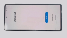 Samsung Galaxy A52 5G AM-A526U Cellphone (Black 128GB 6GB) AT&T CRACKED