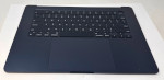 MacBook Air A3114 15" 2024 MRYU3LL/A Top Case Palmrest w/Battery Midnight
