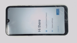 Blu G33 Cellphone (Gray 16GB 2GB) Tracfone DualSIM CRACKED