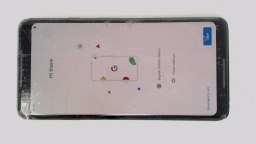 Google Pixel 2XL G011C Cellphone (Black 64GB 4GB) Verizon CRACKED/BAD LCD