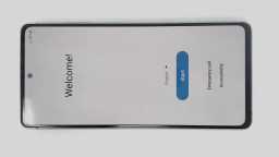 Samsung Galaxy S20 FE 5G SM-G781U Cellphone (Blue 128GB 6GB) AT&T BURN IN