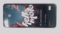 Motorola Moto G (2025) XT2513-1 (Gray 128GB 4GB) Dish Network DualSIM CRACKED