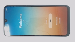 Samsung Galaxy A16 5G SM-A166U1/DS Cellphone (Gray 128GB 4GB) MetroPCS CRACK