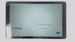 Onn Surf 100135923 2024 8" Tablet (Blue 32GB 3GB) WiFi CRACKED/SCUFFS