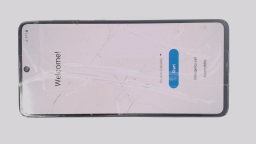 Samsung Galaxy A71 SM-A715W (Gray 128GB 6GB) Unknown Carrier CRACKED/RESIDUE