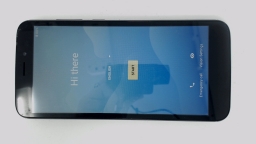 BLU View One 1 B100DL Cellphone (Black 16GB 2GB) Tracfone SCRATCHED/CRACK