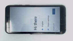 Blu C5L Max Cellphone (Black 16GB 2GB) Unknown Carrier DualSIM CRACKED