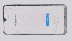 Samsung Galaxy A16 5G SM-A166U (Gray 128GB 4GB) Boost Mobile CRACKED/BENT